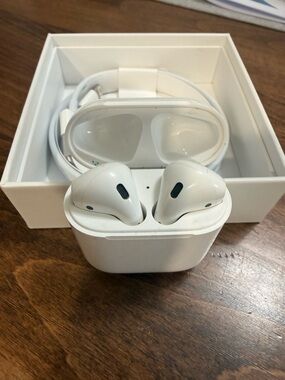 Apple Wireless Earbuds and Charging Case - White
